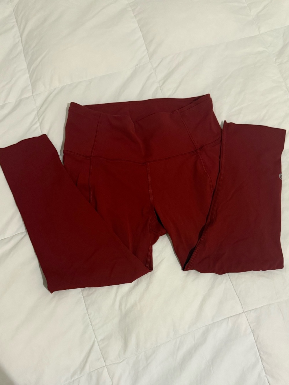 lululemon athletica Maroon High-Rise Leggings